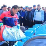 Уйчи туманида Хитой технологияси асосида чигит экиш бошланди