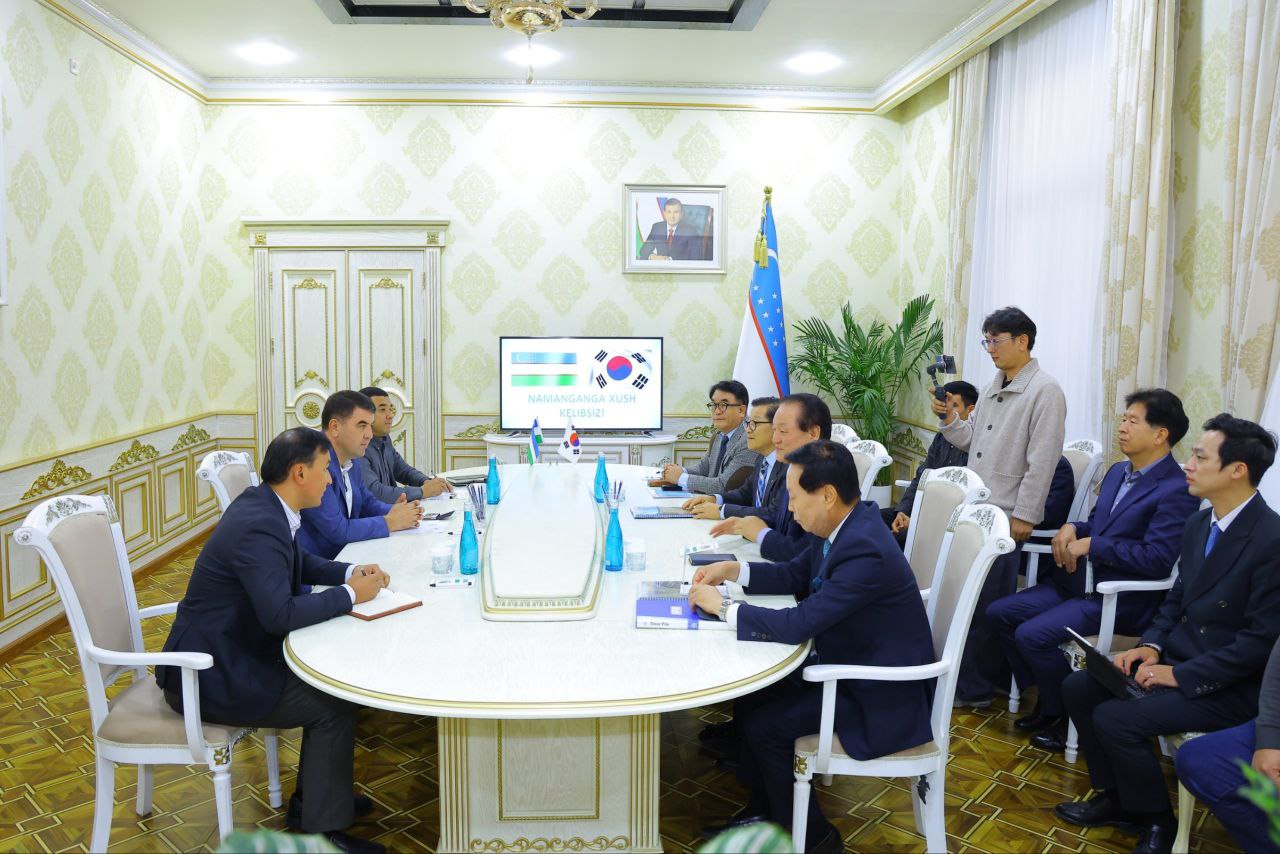 Жанубий Кореялик инвесторлар Наманганда янги лойиҳа бошламоқчи Жанубий Кореялик инвесторлар Наманганда янги лойиҳа бошламоқчи