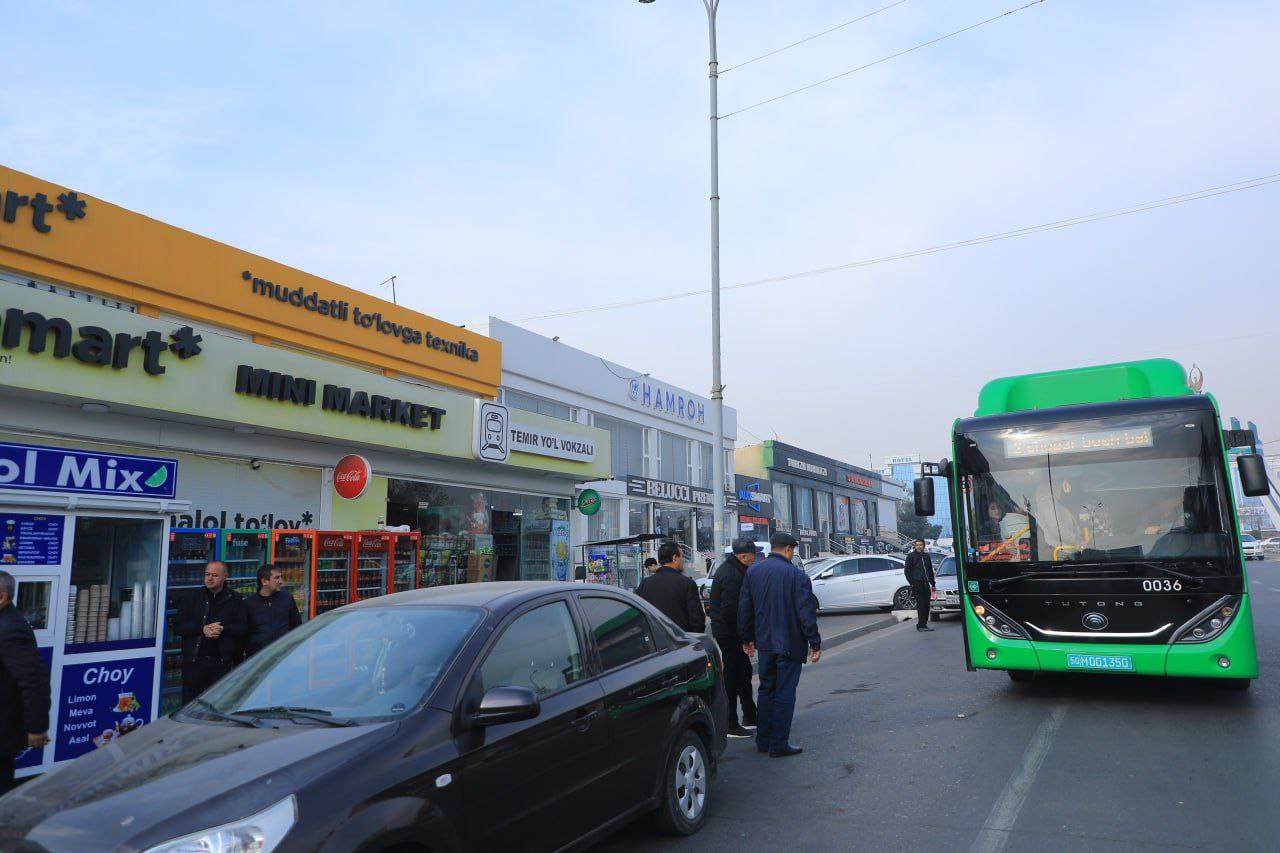 Наманганда жамоат транспорти бекатлари янгиланади