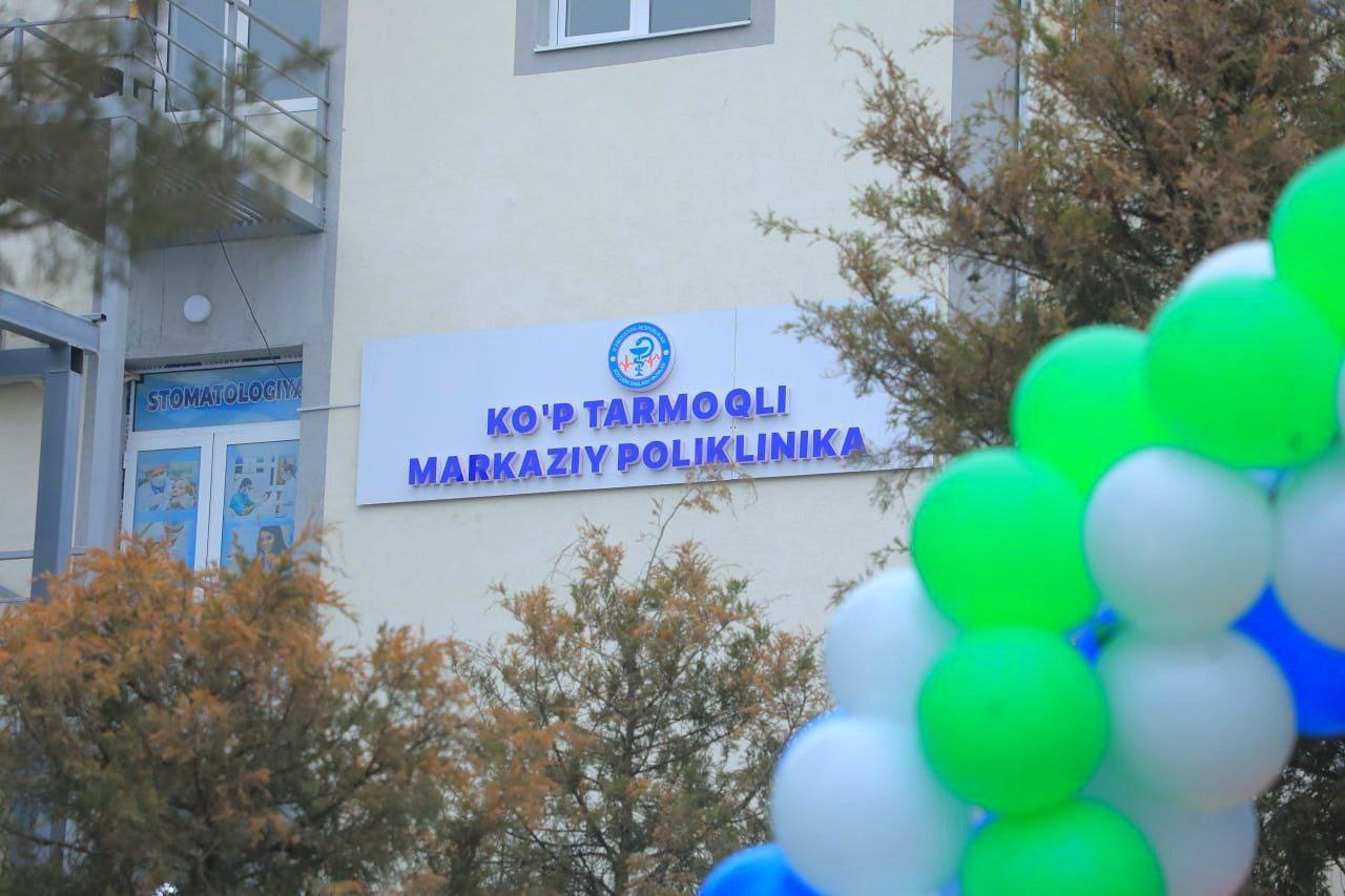 Янги Наманган туманида 250 қатновли янги марказий поликлиника ишга туширилди