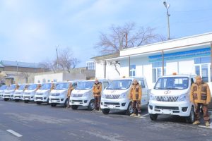 Наманганда энергетикларга 15 та замонавий электромобиль топширилди