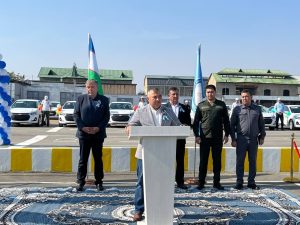 Косонсойда янги автодром иш бошлади, ўқув муассасаларига 21 та автомобиль топширилди